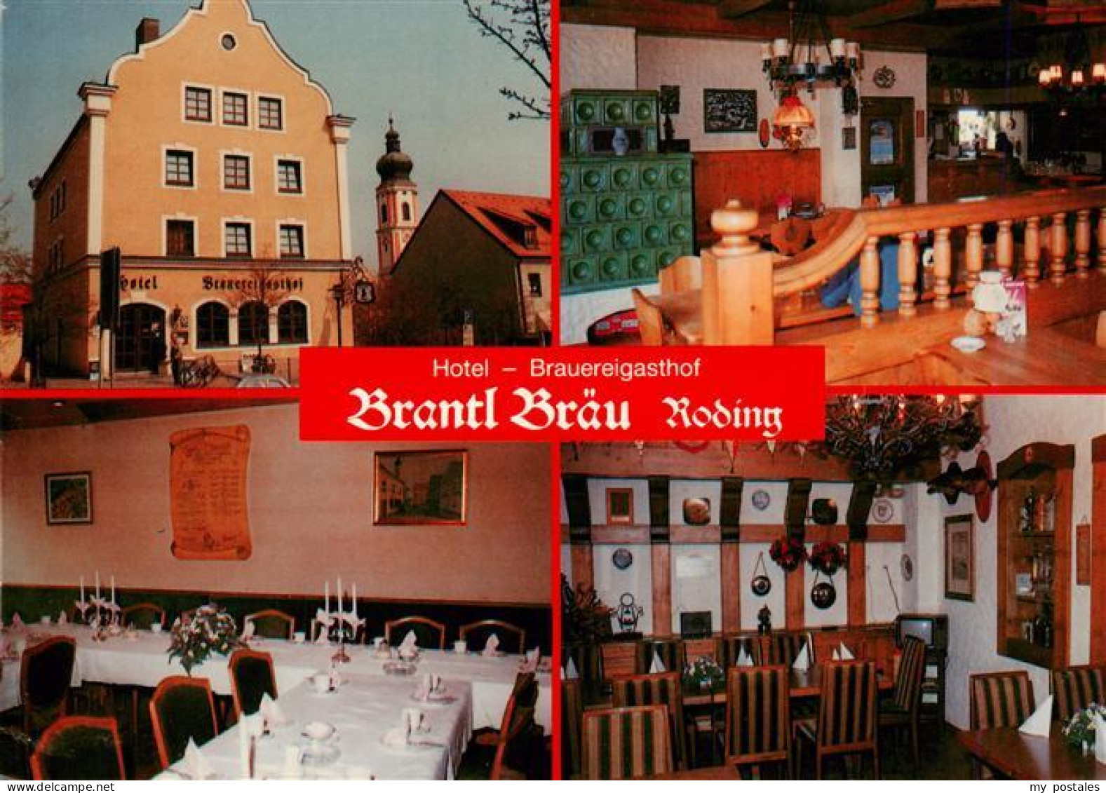 73946667 Roding__Regen_Bayern Hotel Brauereigasthof Brantl Braeu Restaurant - Sonstige & Ohne Zuordnung