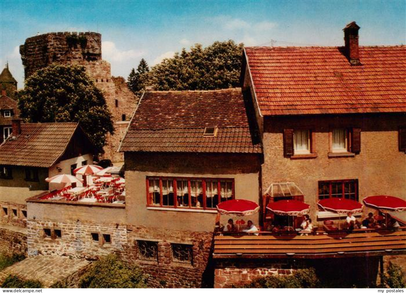 73946616 Dilsberg_Neckar_Neckargemuend Gasthaus Zum Deutschen Kaiser Im Burghof  - Neckargemuend