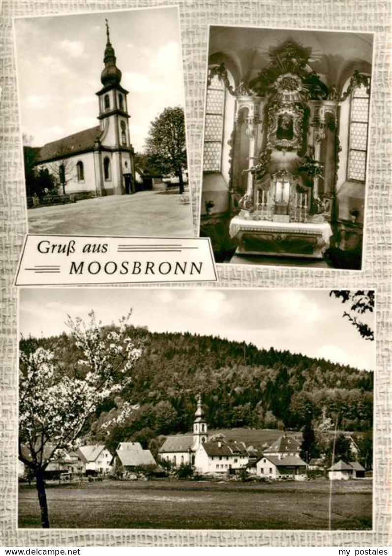 73905362 Moosbronn Gaggenau Kirche Inneres Panorama - Gaggenau