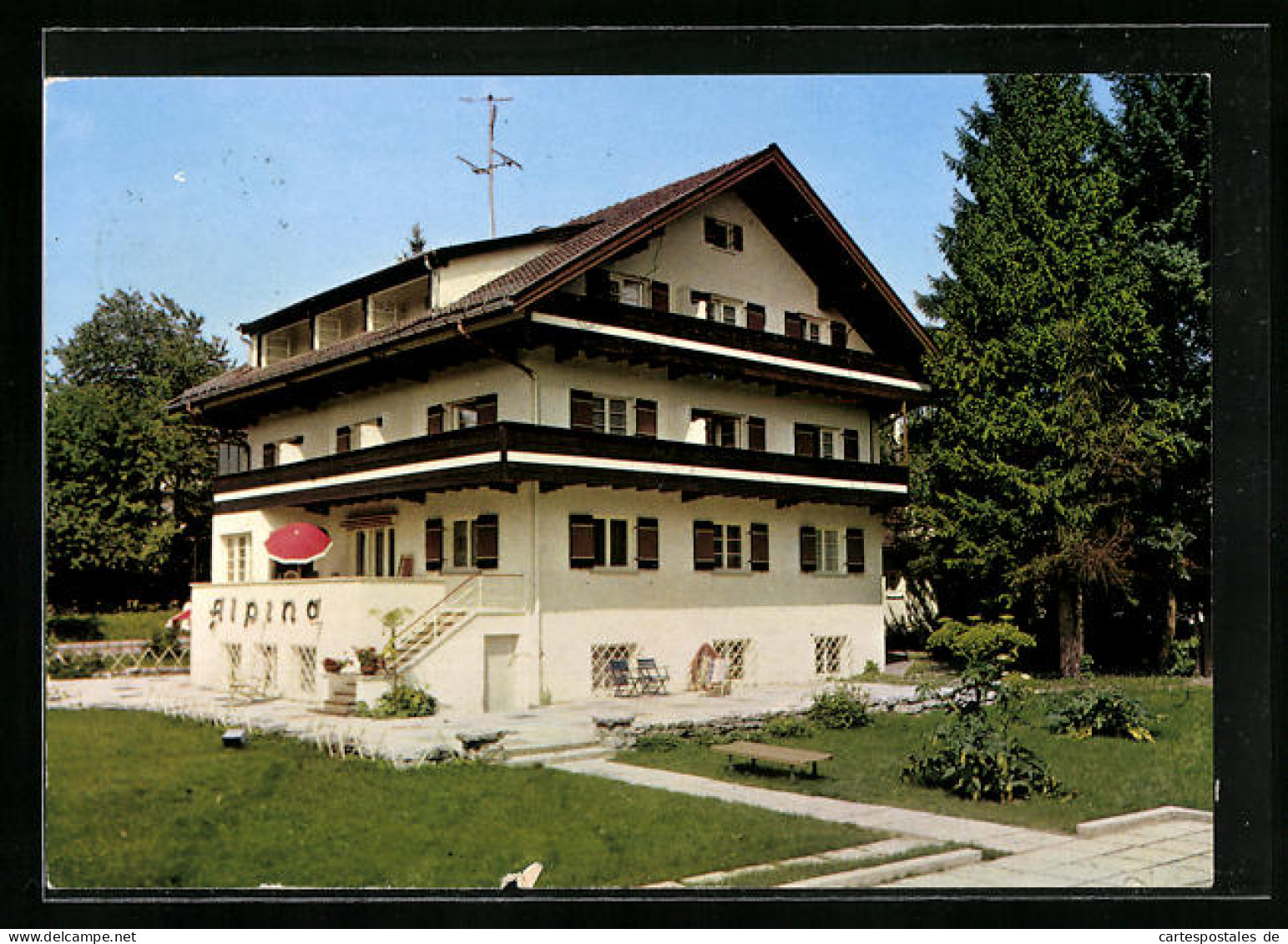 AK Bad Wiessee, Blick Aufs Haus Alpina  - Bad Wiessee