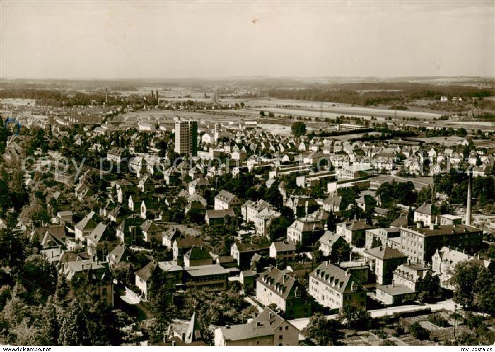 73832178 Ravensburg  Wuerttemberg Blick Vom Mehlsack Auf Suedvorstadt Mit Hochha - Ravensburg