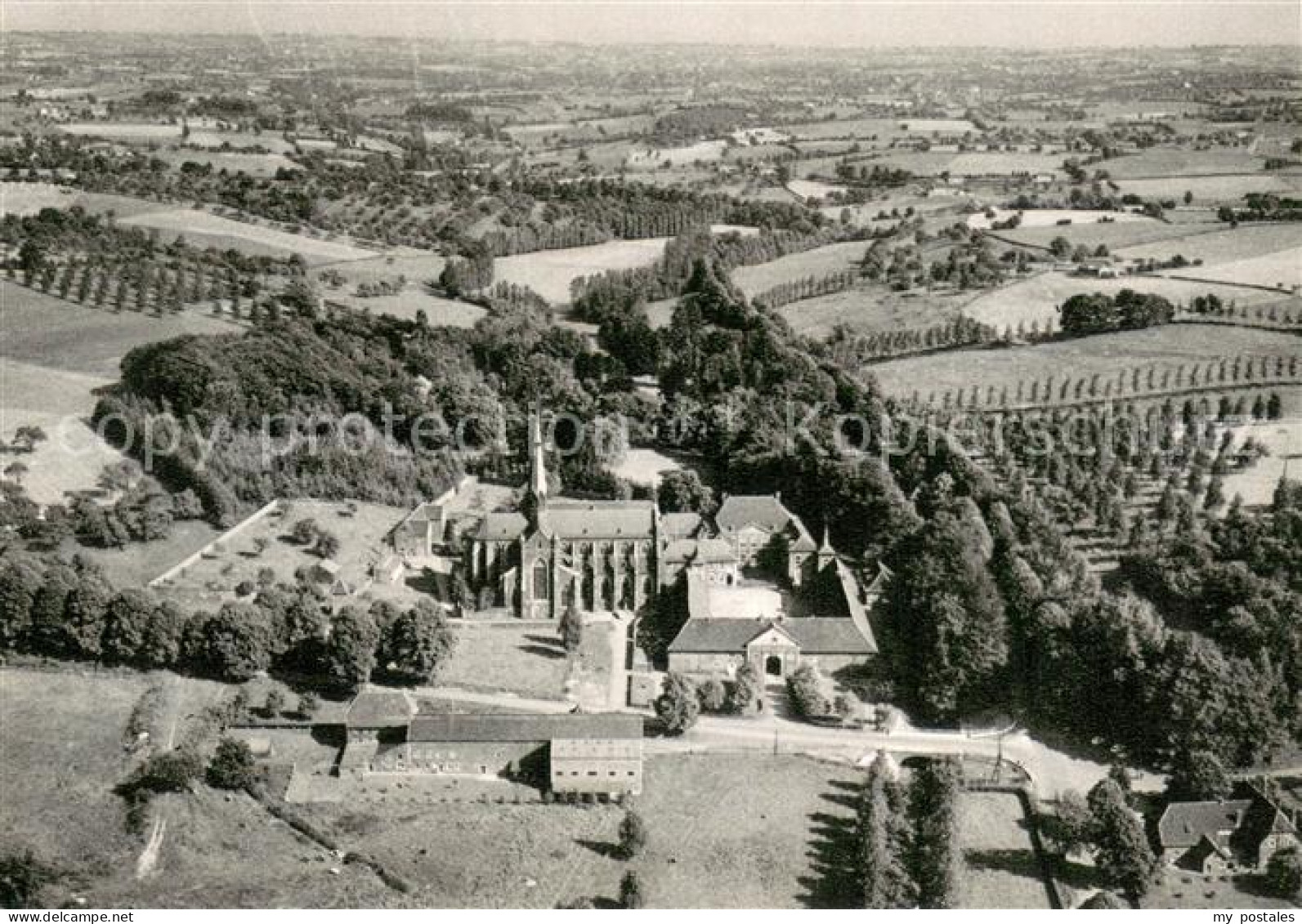 73757960 Aubel Abbaye Notre Dame Du Val Dieu Vue Aerienne Aubel - Aubel