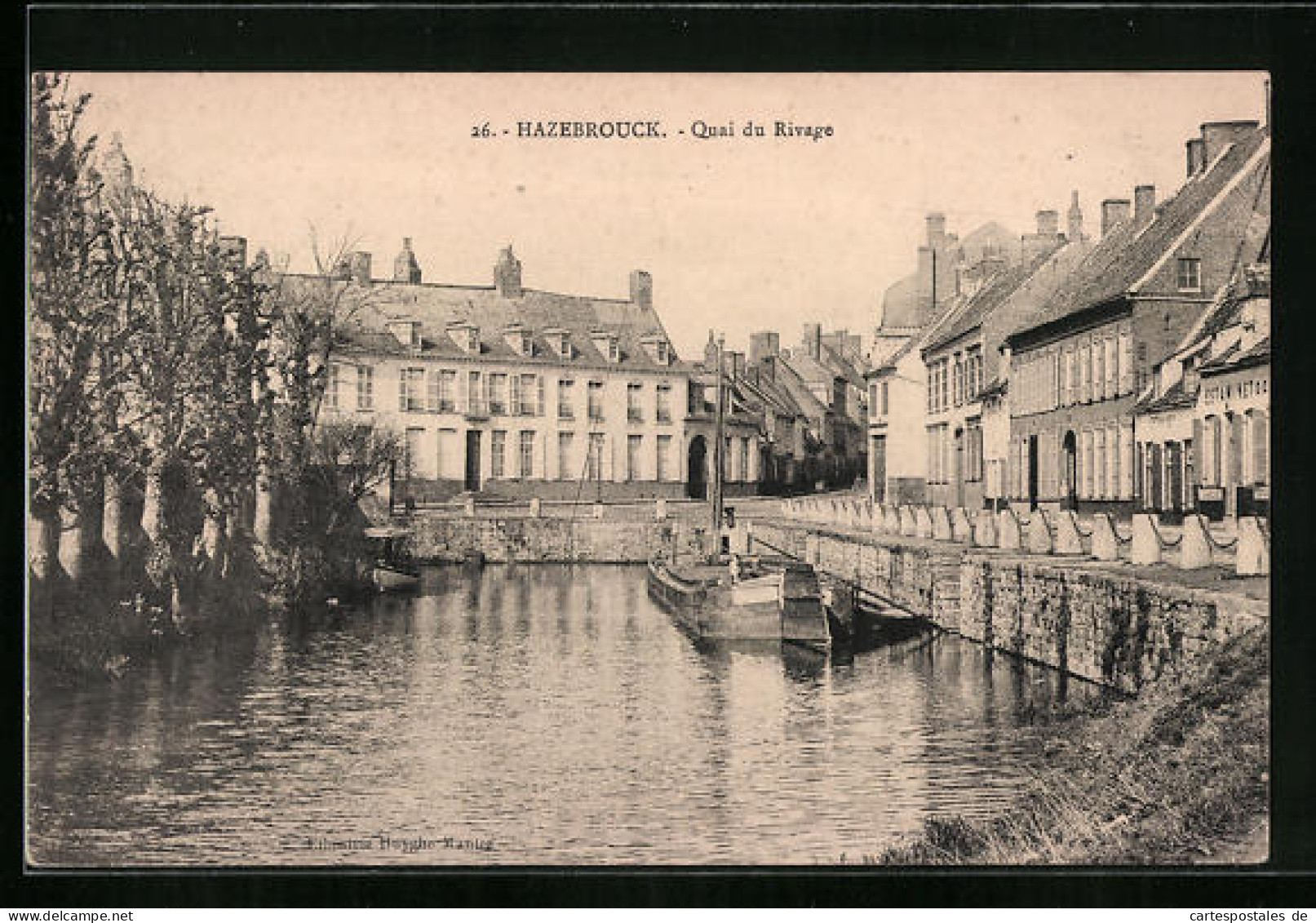 CPA Hazebrouck, Quai Du Rivage  - Hazebrouck