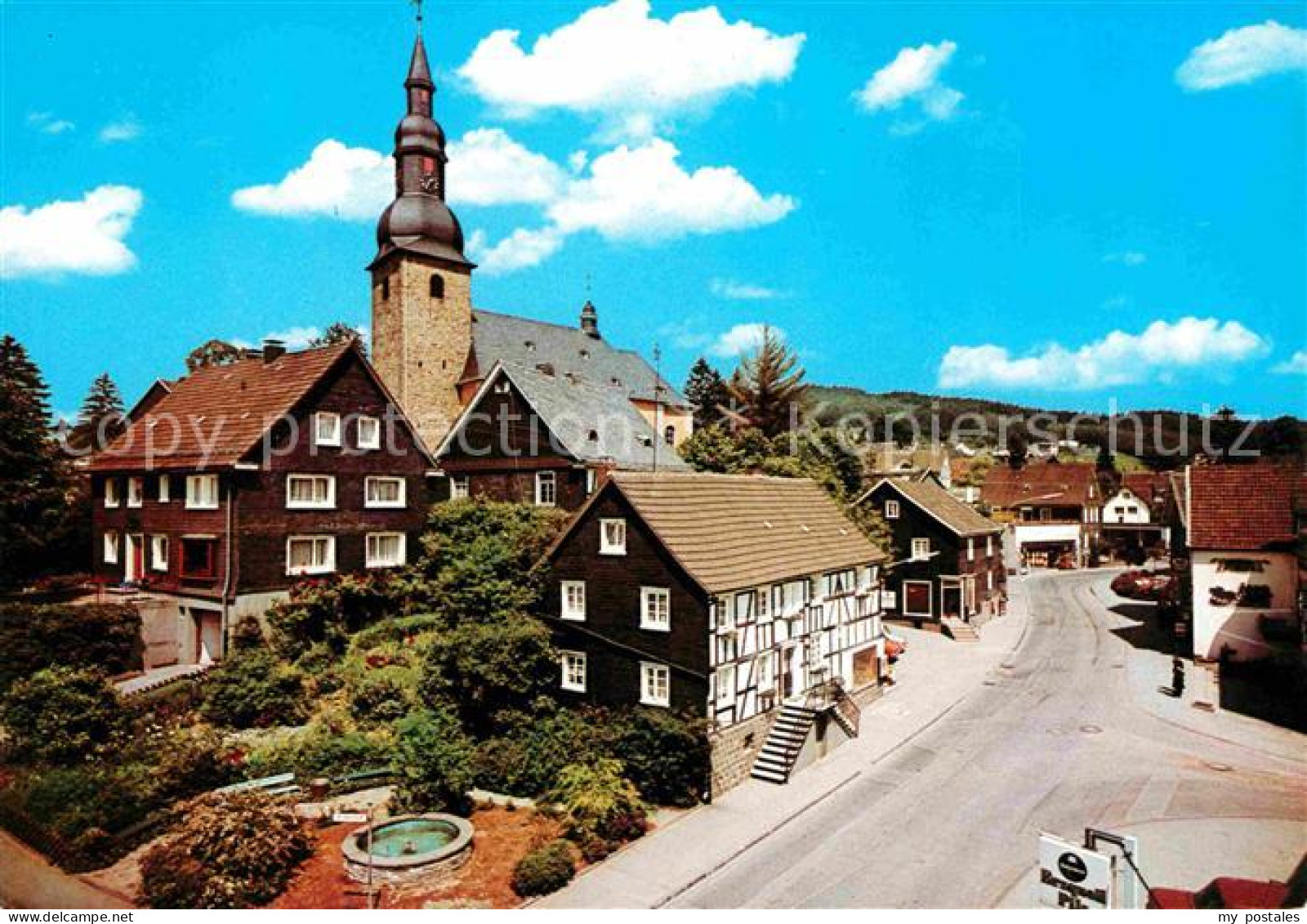 72663537 Eckenhagen Hauptstrasse Kirche Reichshof - Sonstige & Ohne Zuordnung