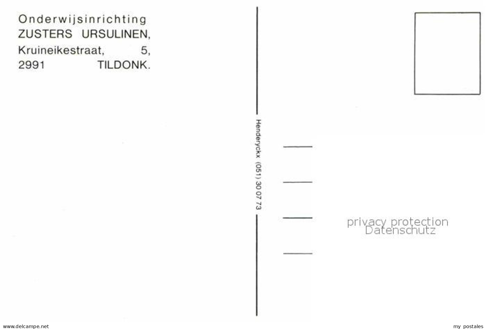 72662310 Tildonk Onderwijsinrichting Zusters Ursulinen Kloster Fliegeraufnahme T - Sonstige & Ohne Zuordnung