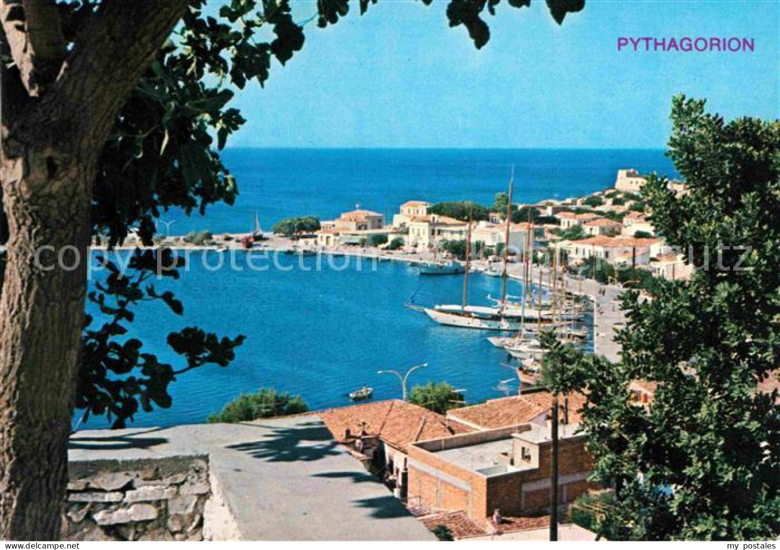 72661996 Pythagorio Hafenpartie Pythagorio - Greece