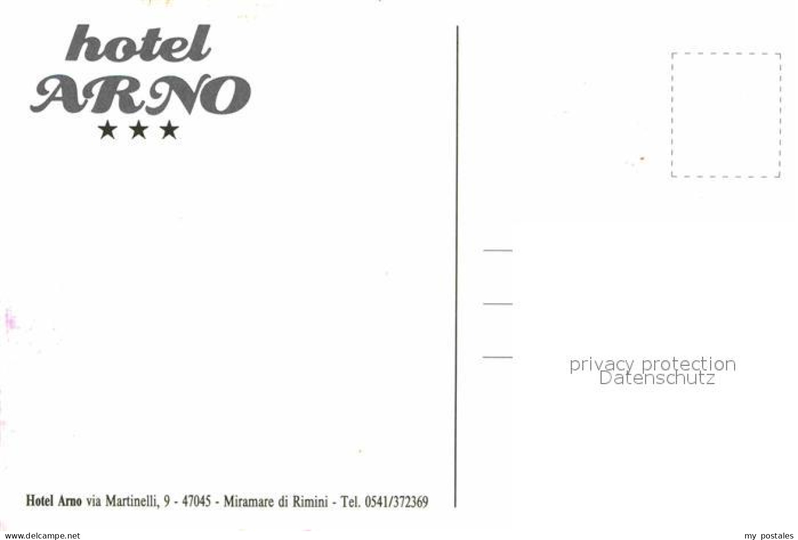 72661179 Rimini Hotel Arno Rimini - Autres & Non Classés