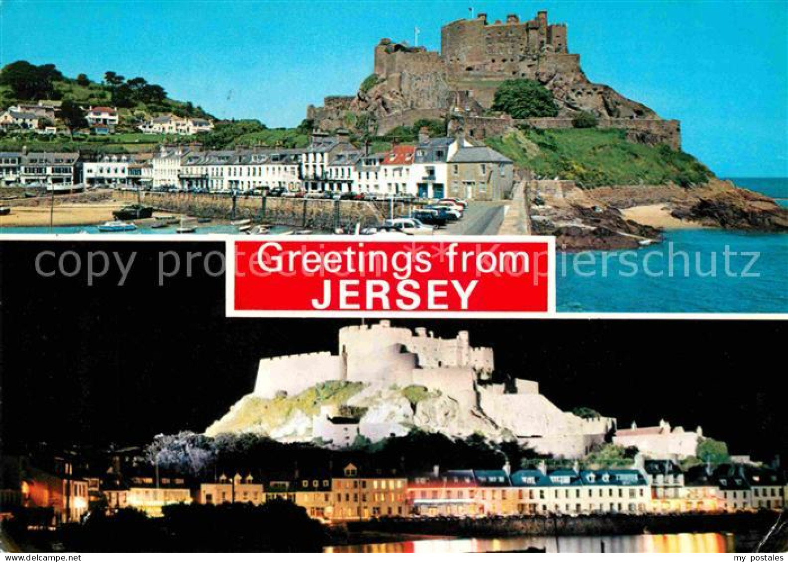 72661131 Jersey Kanalinsel Hafen Schloss  - Other & Unclassified