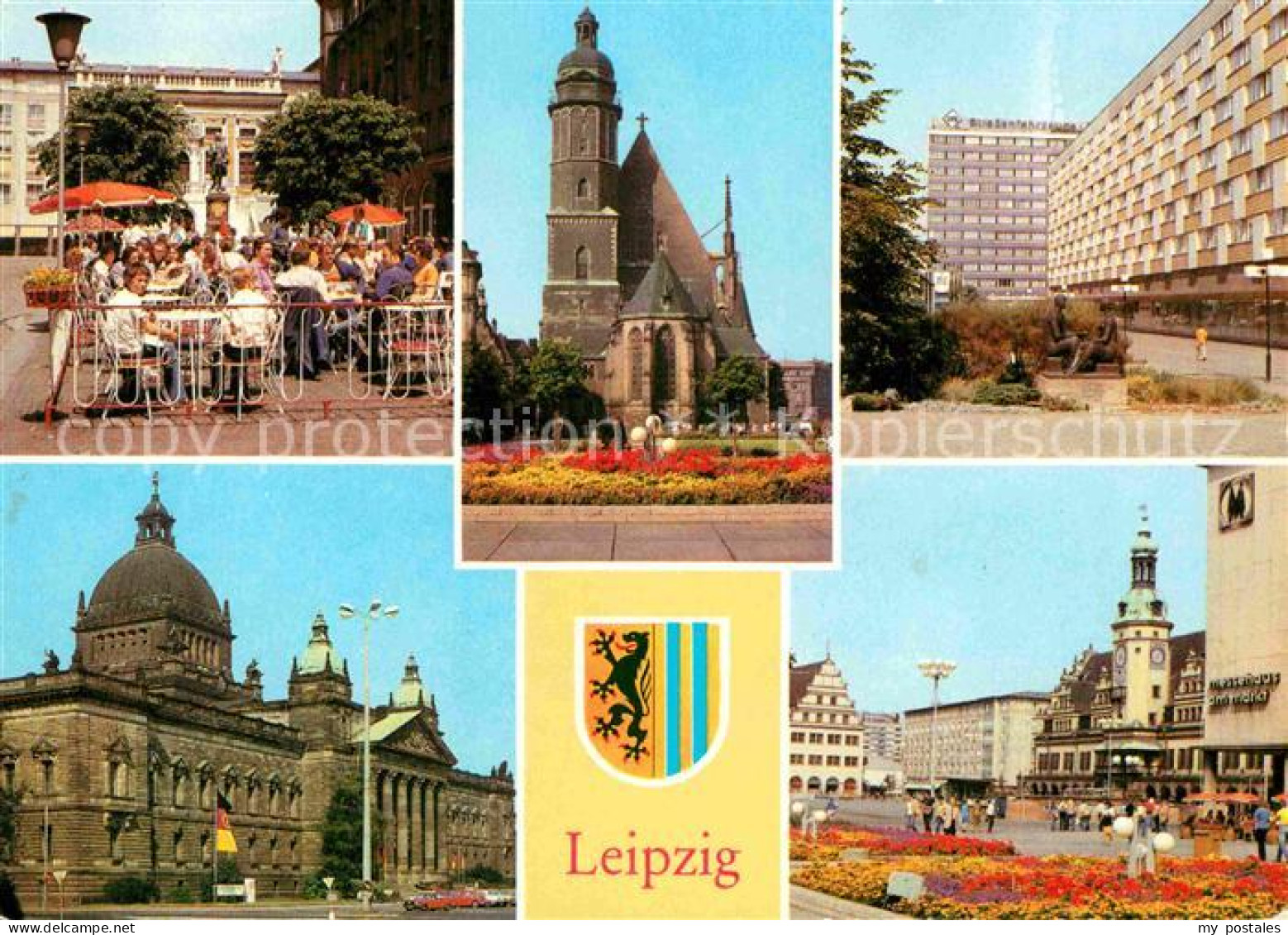 72654602 Leipzig Naschmarkt Alte Handelsboerse Thomaskirche Pelzzentrum Bruehl G - Leipzig