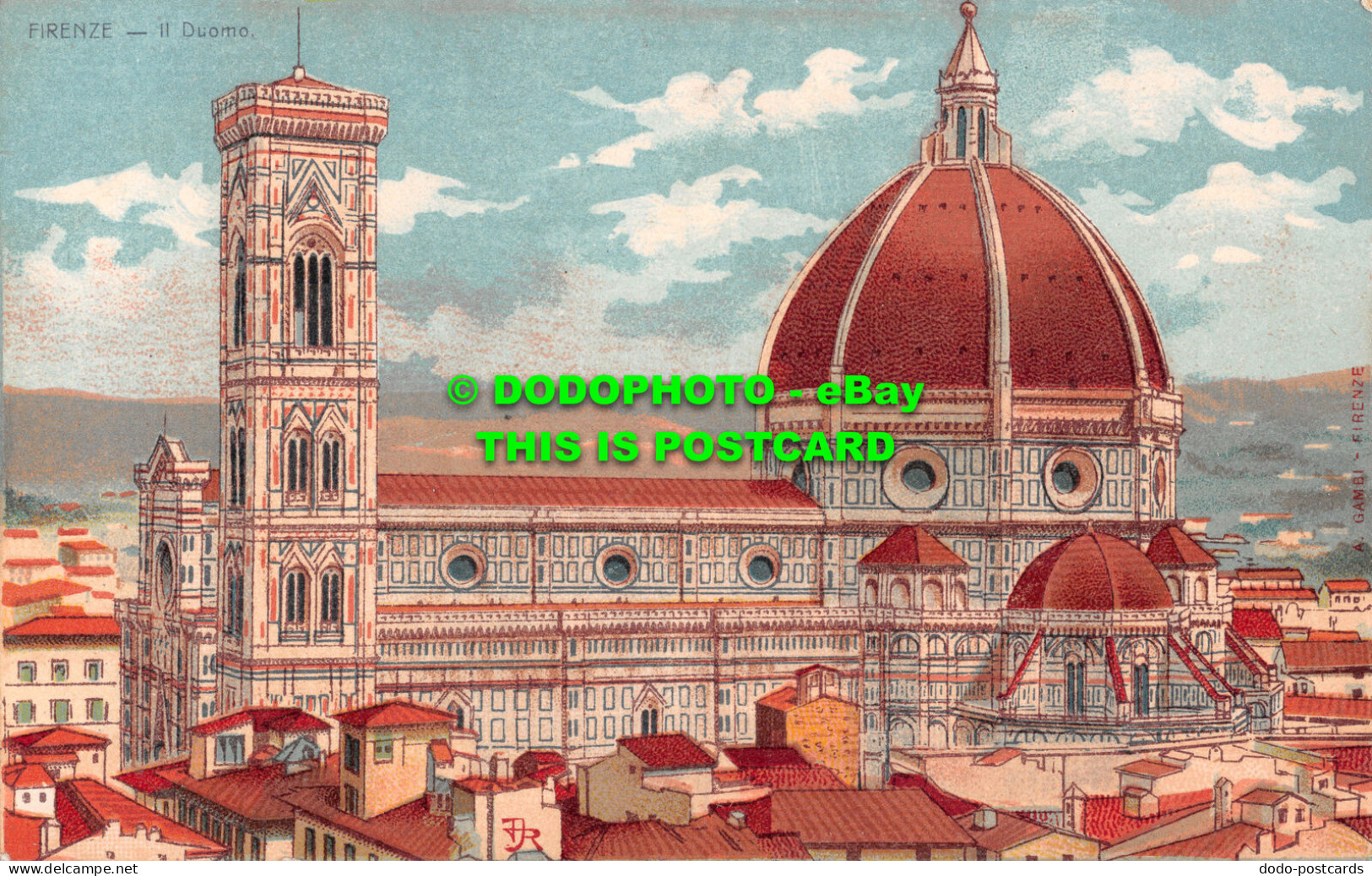 R501466 Firenze. Il Duomo. Prop. Art. P. Giusti - Monde