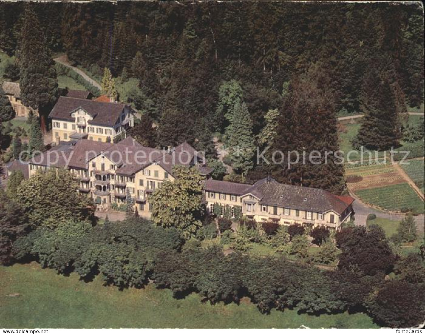 11852689 Edlibach Fliegeraufnahme Exerzitienhaus Schoenbrunn Edlibach - Sonstige & Ohne Zuordnung