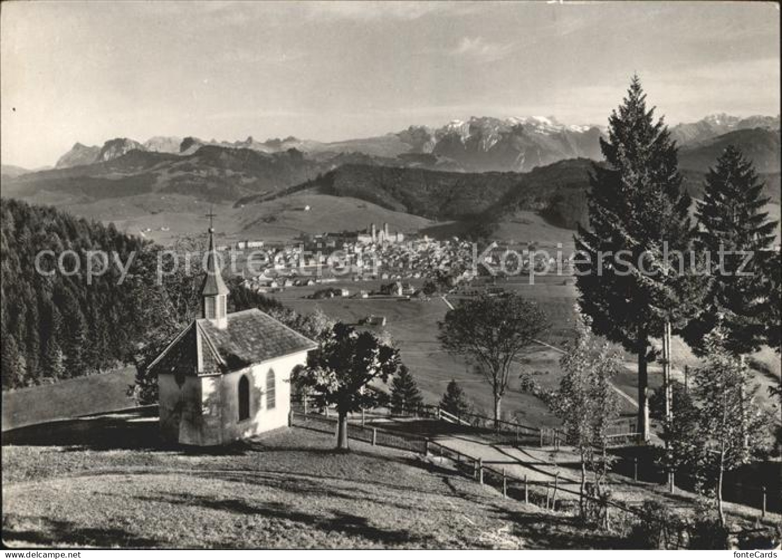 11849089 Einsiedeln SZ Kirche Ortsansicht Einsiedeln - Sonstige & Ohne Zuordnung