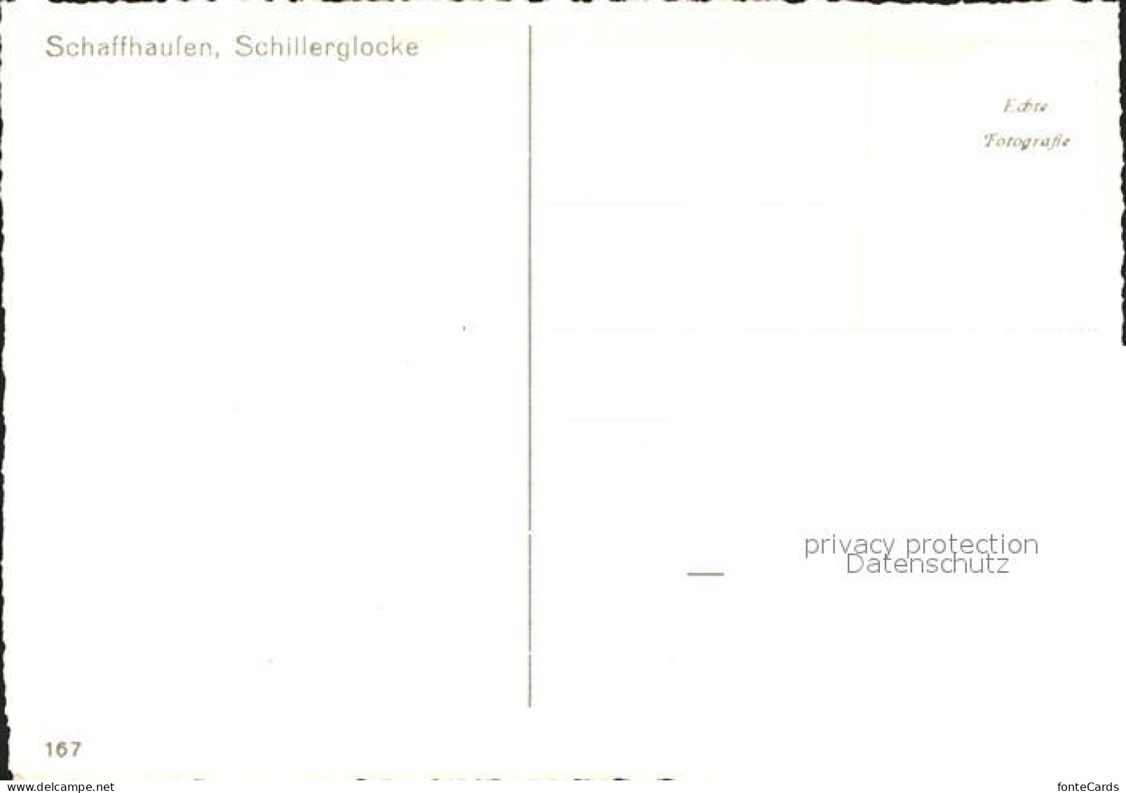 11849059 Schaffhausen Kanton Schillerglocke Schaffhausen - Other & Unclassified