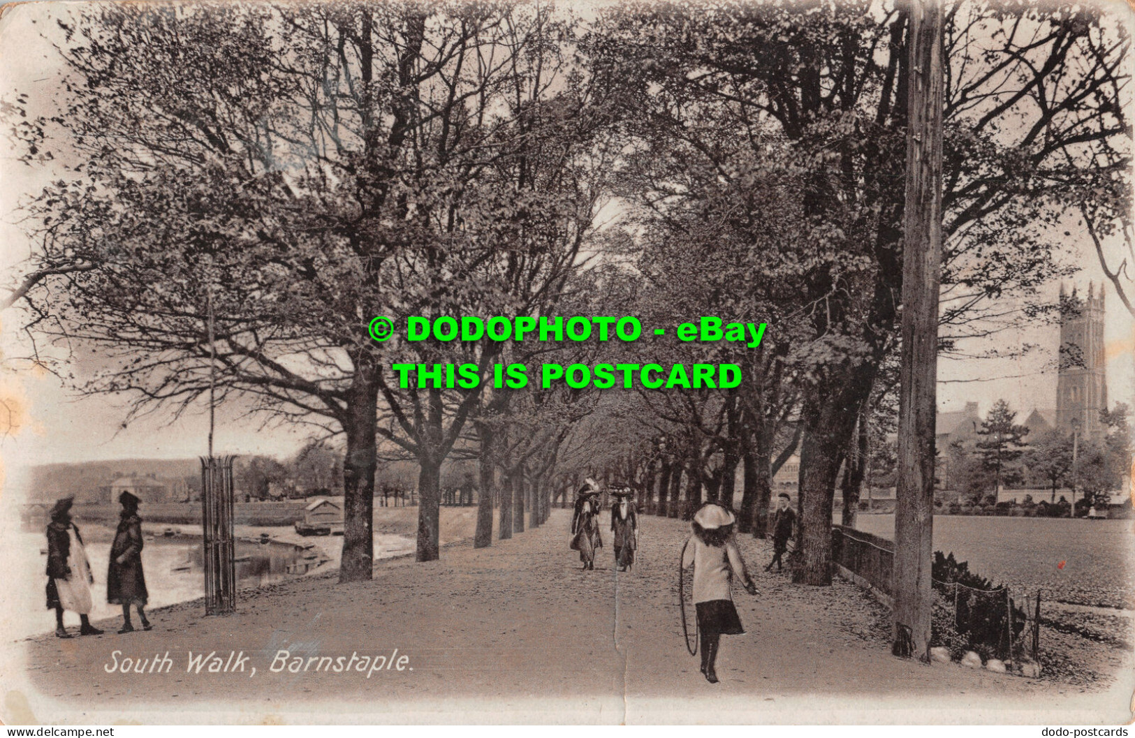 R501873 Barnstaple. South Walk. Postcard - Monde