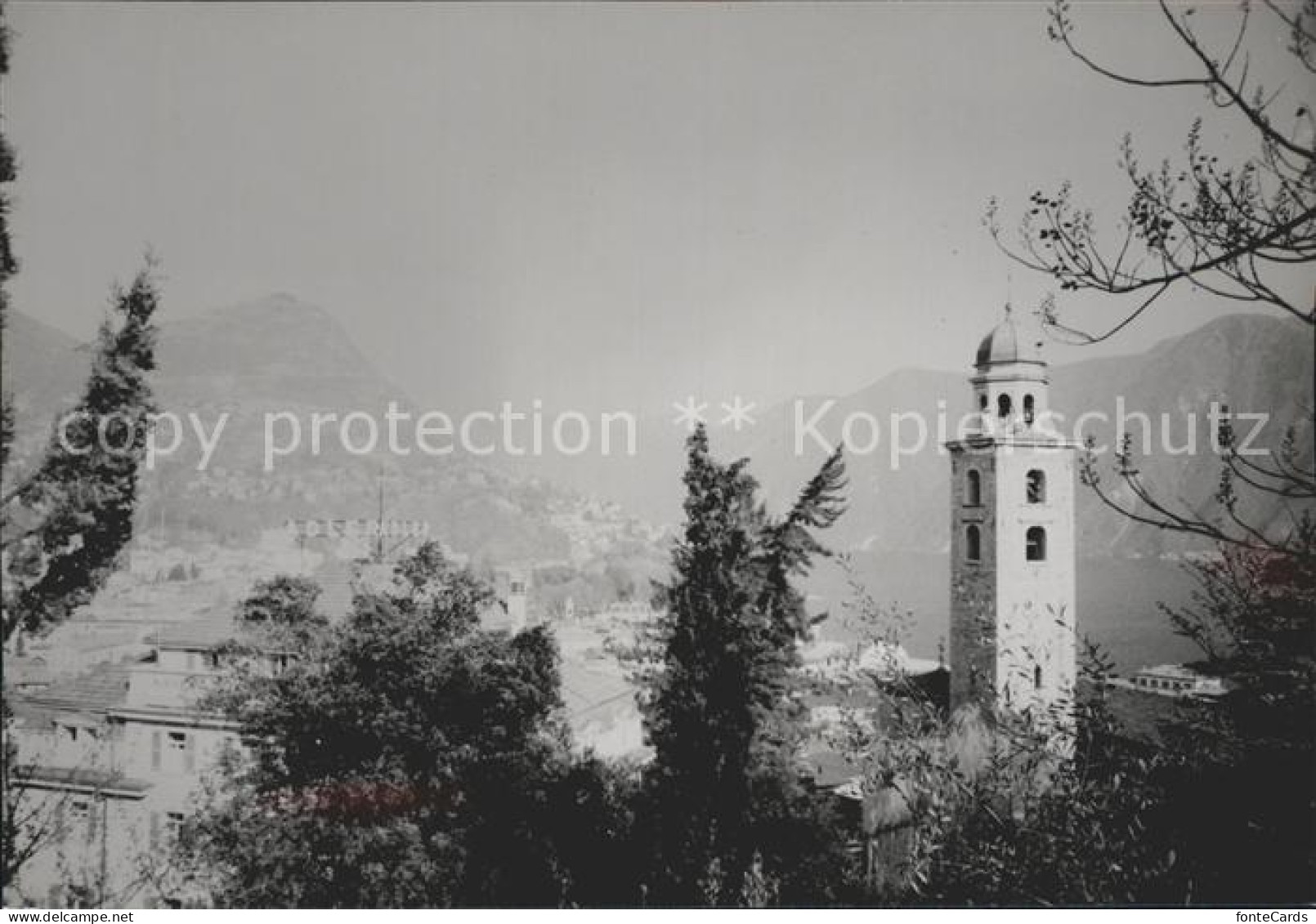 11825199 Lugano TI Kathedrale San Lorenzo Monte Bre Lugano - Sonstige & Ohne Zuordnung