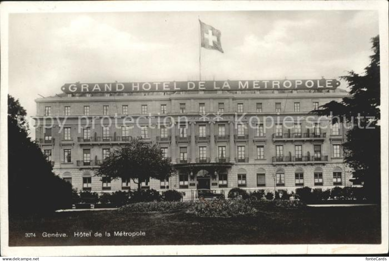 11779379 Geneve GE Hotel De La Metropole Geneve GE - Autres & Non Classés