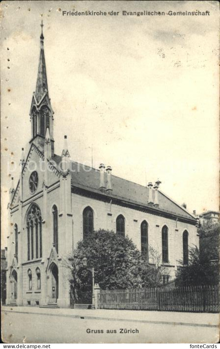 11778699 Zuerich Friedenskirche Der Ev Gemeinschaft Zuerich - Altri & Non Classificati