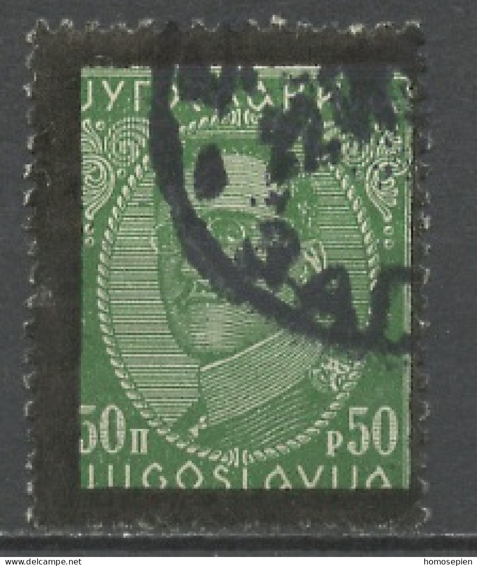 Yougoslavie - Jugoslawien - Yugoslavia 1934 Y&T N°264 - Michel N°286 (o) - 50p Mort Du Roi Alexandre 1er - Oblitérés