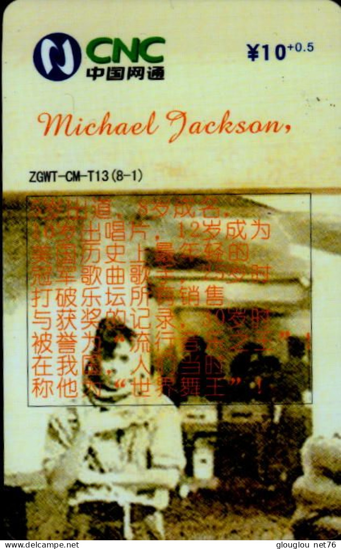 TELECARTE ETRANGERE....MICKAEL JACKSON... - Musik