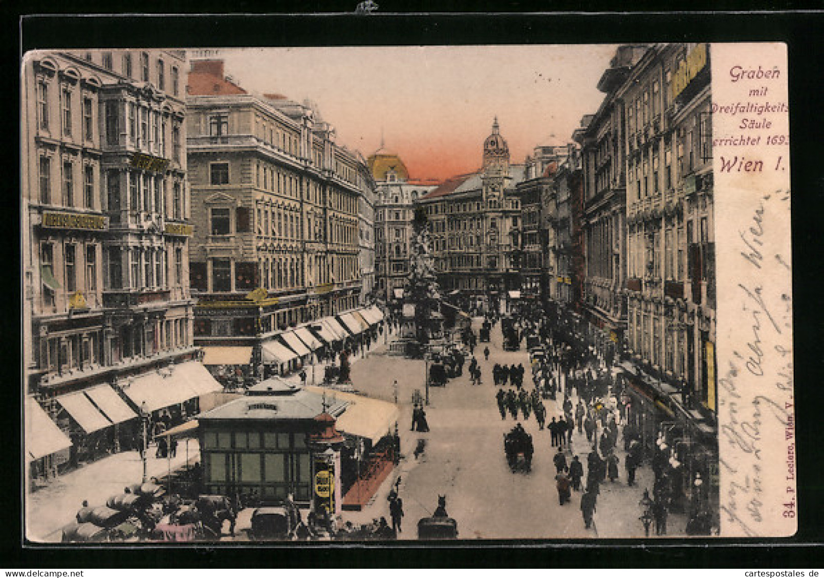 AK Wien, Graben Und Dreifaltigkeitssäule  - Autres & Non Classés