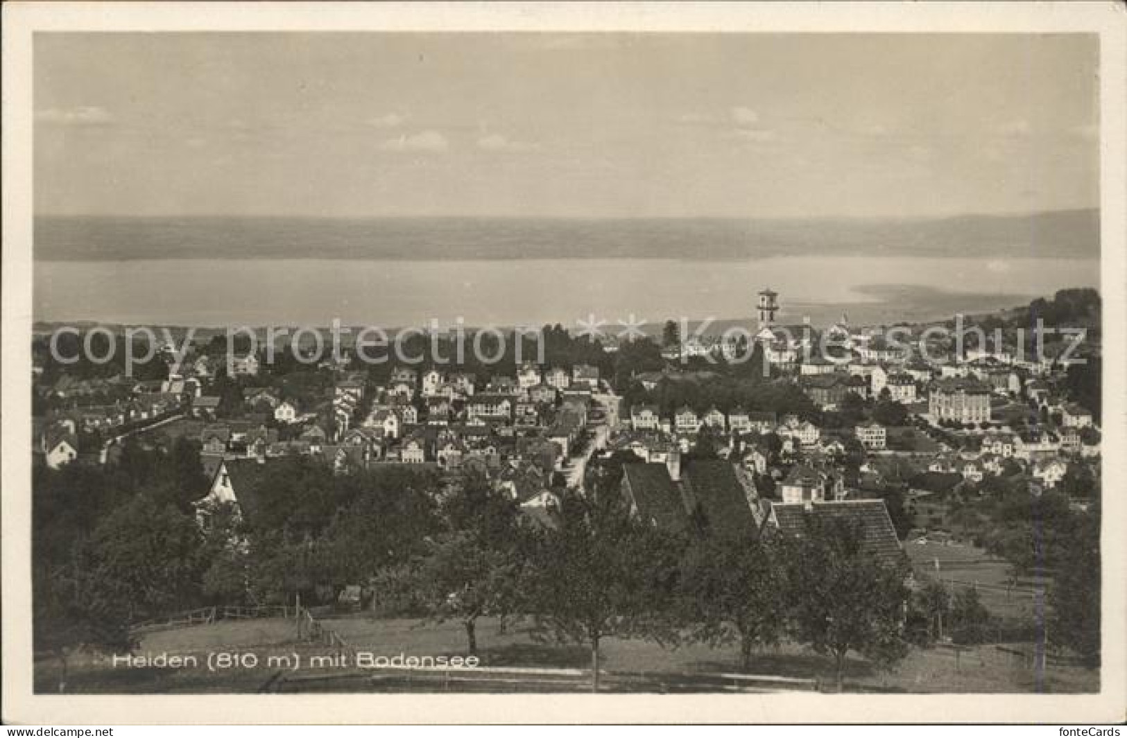 11742359 Heiden AR Panorama Mit Bodensee Heiden - Other & Unclassified