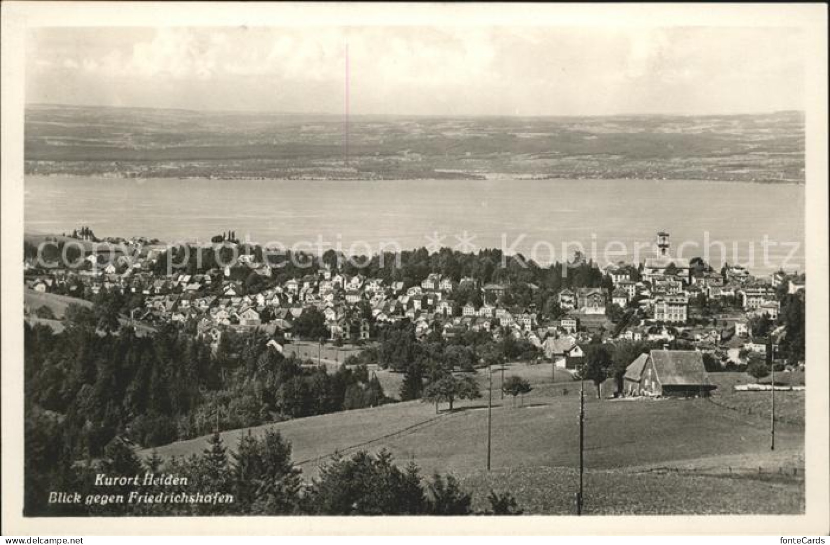 11742309 Heiden AR Bodenseepanorama Mit Friedrichshafen Heiden - Other & Unclassified