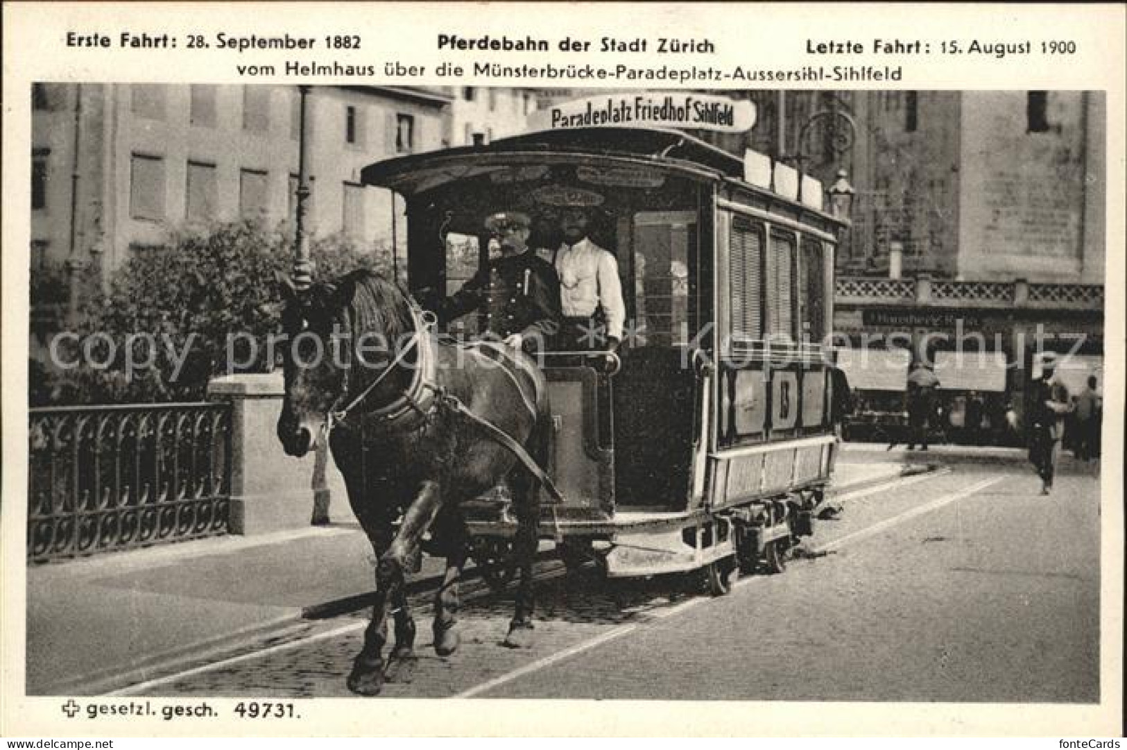 11738359 Zuerich ZH Pferdenbahn  Zuerich - Altri & Non Classificati