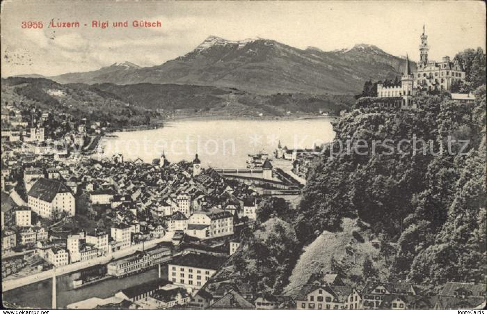 11737909 Luzern LU Vierwaldstaettersee Rigi Guetsch Luzern - Sonstige & Ohne Zuordnung