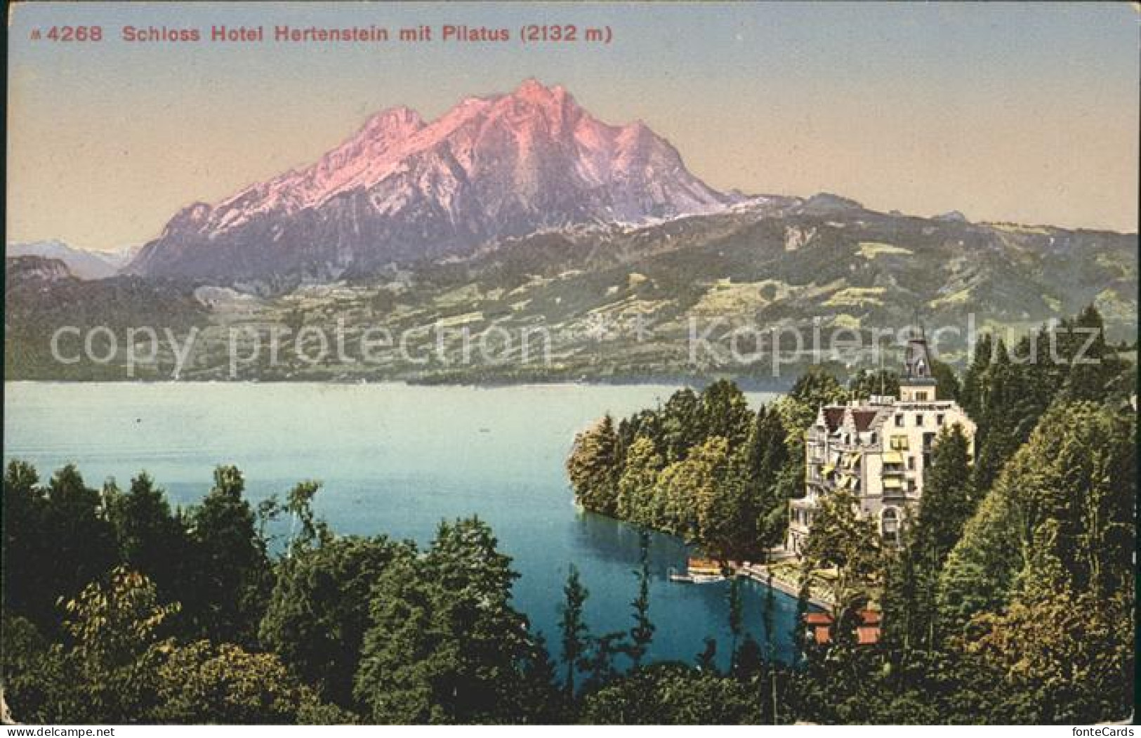 11736879 Hertenstein LU Schlosshotel Mit Pilatus Hertenstein - Sonstige & Ohne Zuordnung