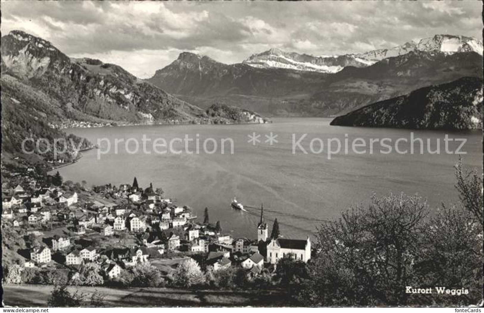 11735979 Weggis Vierwaldstaettersee Vierwaldst?ttersee Mit Vitznauerstock Und Ni - Autres & Non Classés