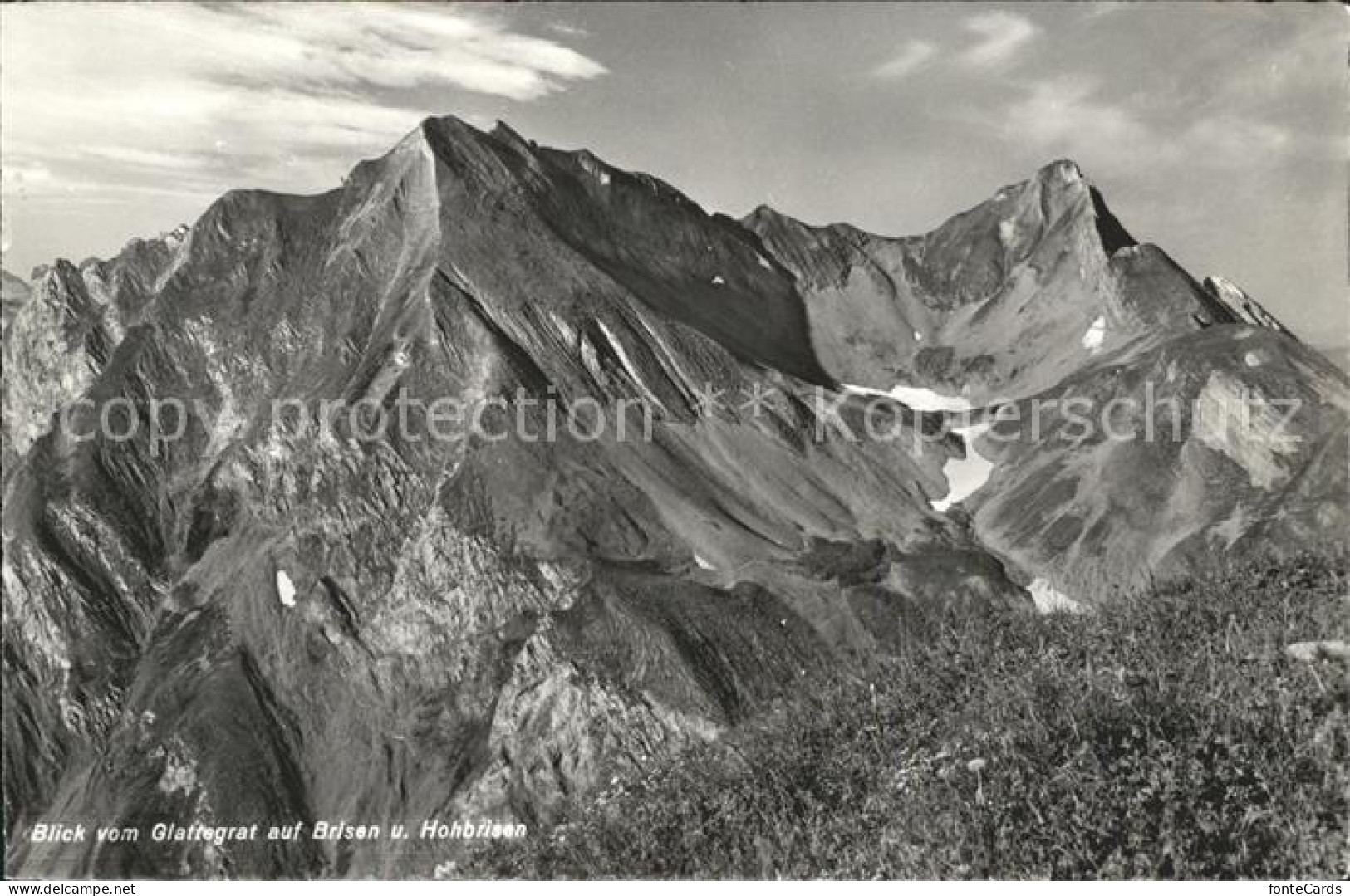 11735959 Glatten Toedi Blick Vom Glattengrat Auf Brisen Und Hochbrisen Glatten - Other & Unclassified