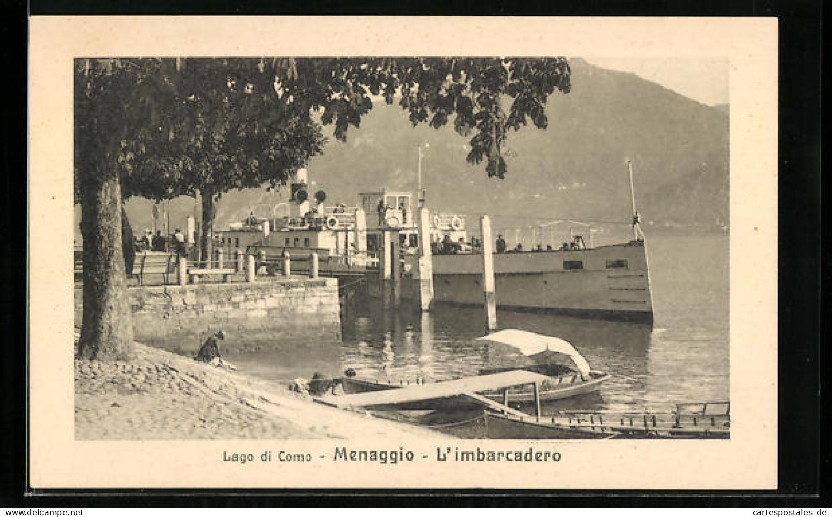 Cartolina Menaggio /Lago Di Como, L`imbaracadero  - Como