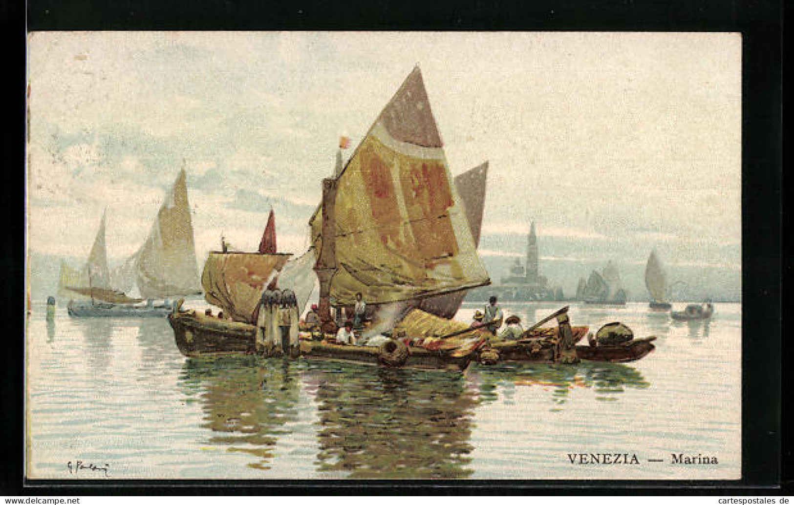 Artista-Cartolina Venezia, Marina  - Venezia (Venedig)