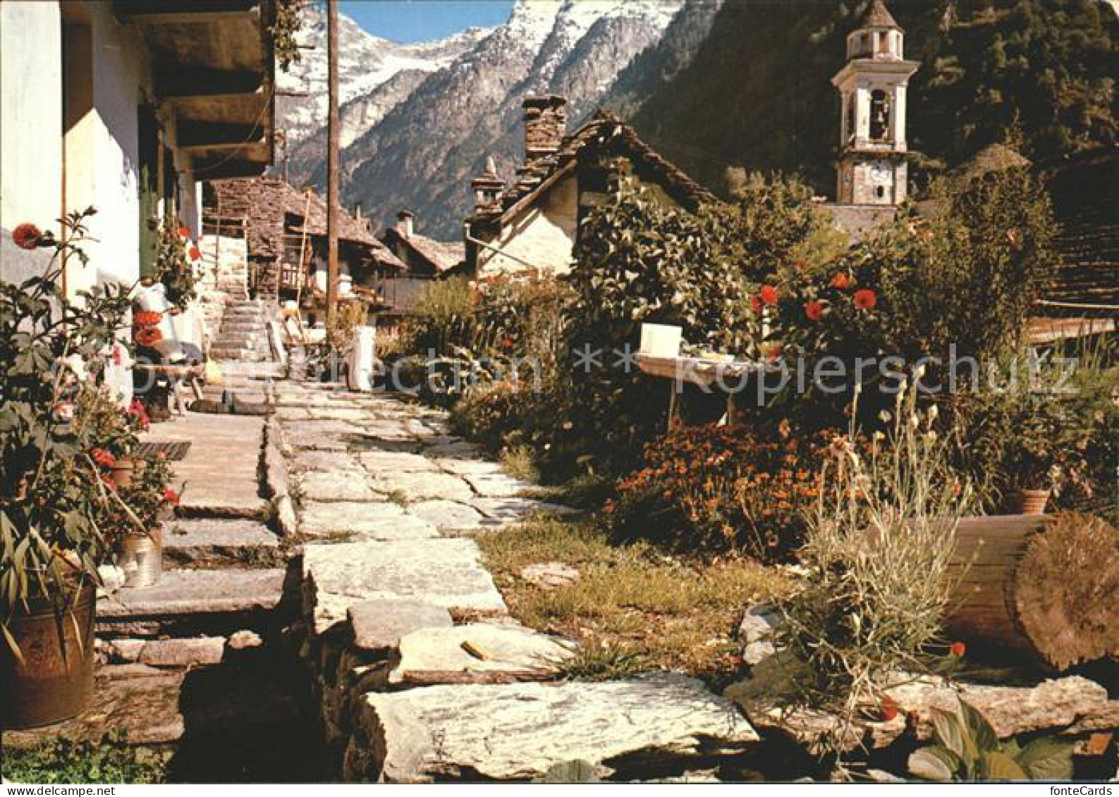 11718909 Sonogno Dorfpartie Valle Verzasca Sonogno - Other & Unclassified