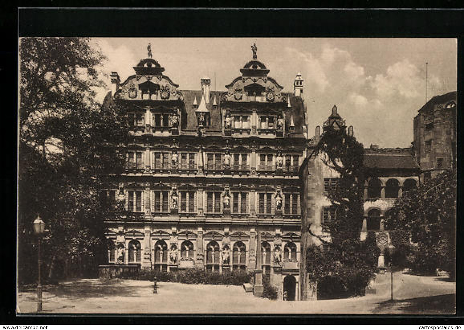 AK Heidelberg, Der Friedrichsbau  - Autres & Non Classés