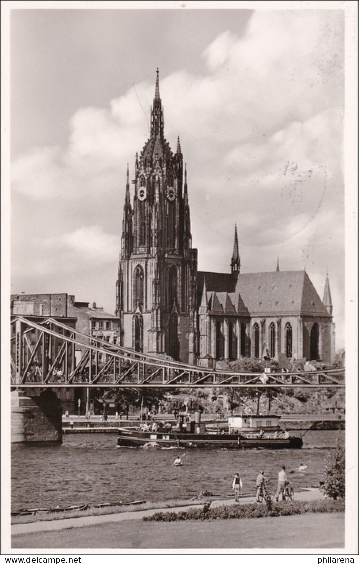 AK Frankfurt Main Nach Dortmund, Sonderstempelt Briefmarken Ausstellung 1953 - Lettres & Documents