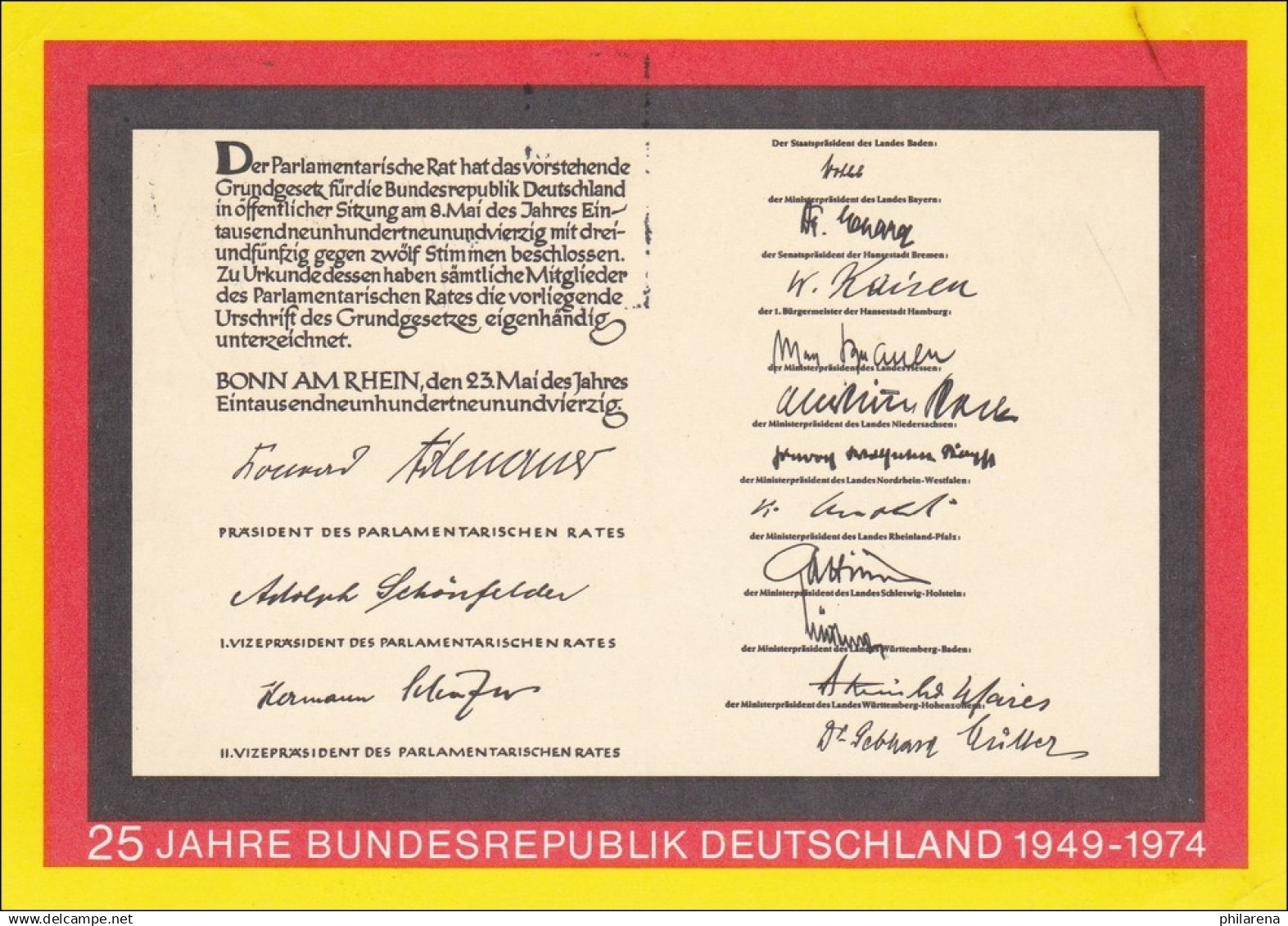 Ganzsache: Postkarte PSo4 Von Hessisch Lichtenau 1974 - Covers & Documents