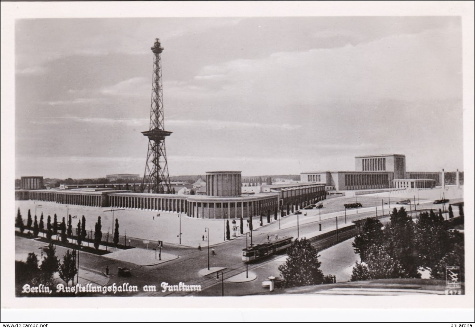 Ansichtskarte Ausstellungshallen Funkturm 1952 - Industrieausstellung - Briefe U. Dokumente