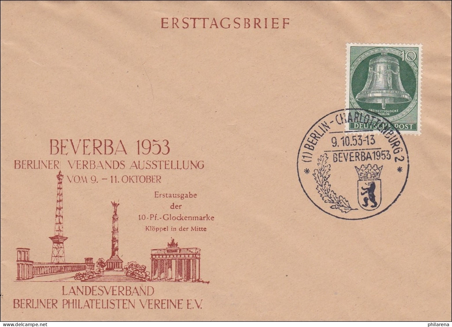 BeVerBa 1953 - Sonderstempel - Cartas & Documentos