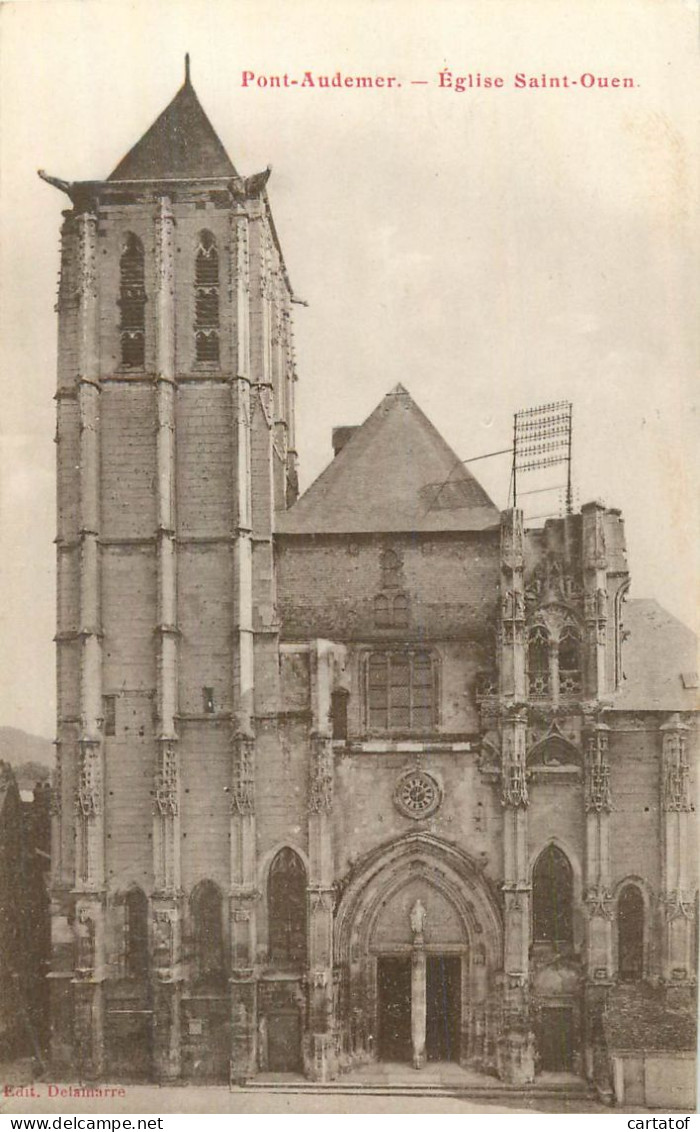 PONT AUDEMER . Eglise St-Ouen . - Pont Audemer