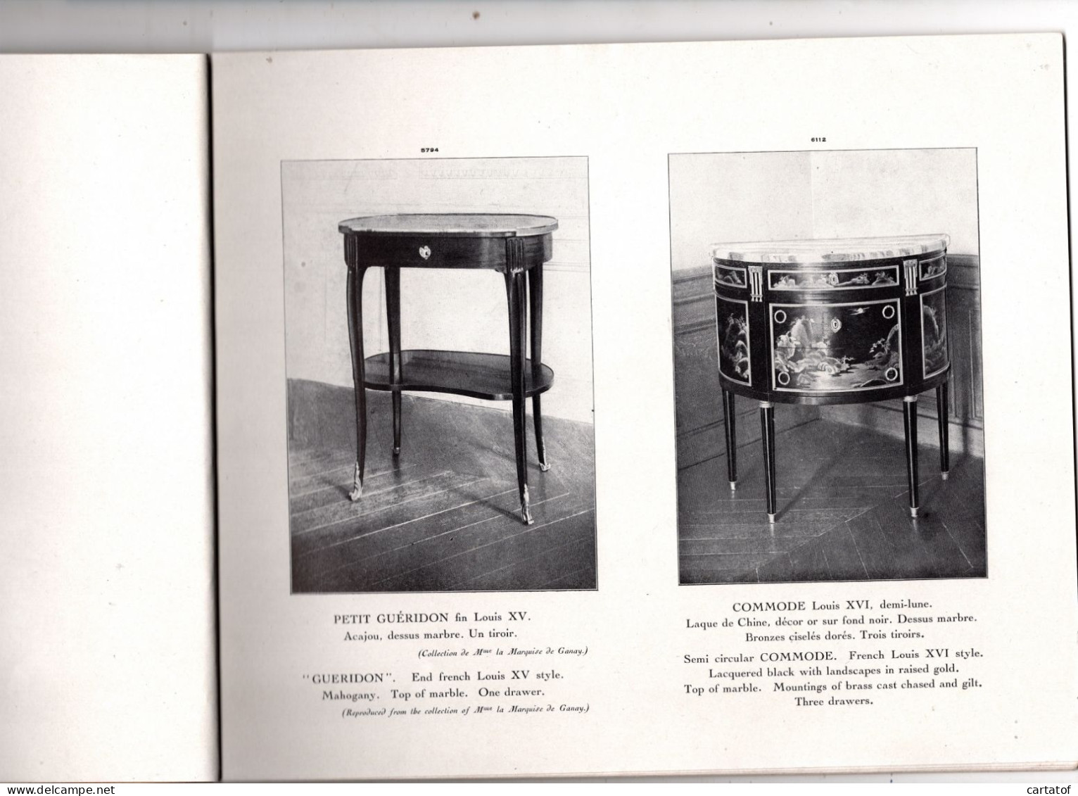 Catalogue SCHUGT Et BAUDOUIN . L'Art Du Mobilier Français Au XVIIe Siècle - Advertising