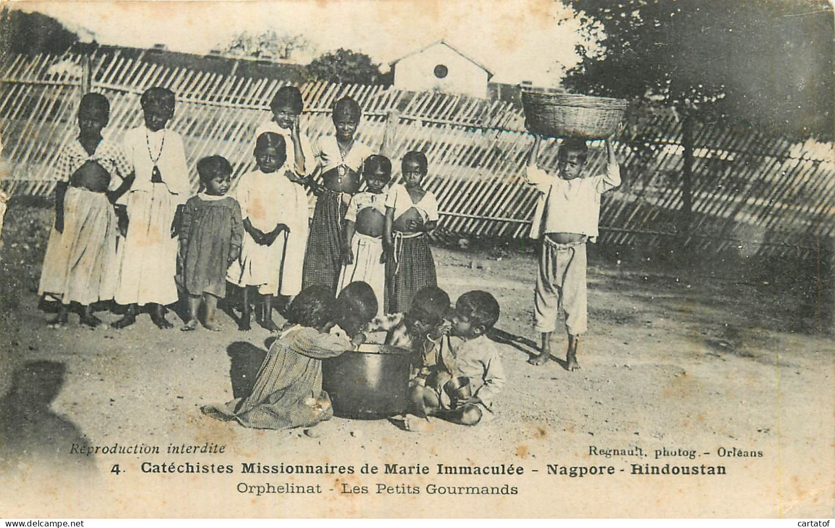 NAGPORE . Hindoustan . Cathéchistes Missionnaires De Marie Immaculée . Orphelinat - India