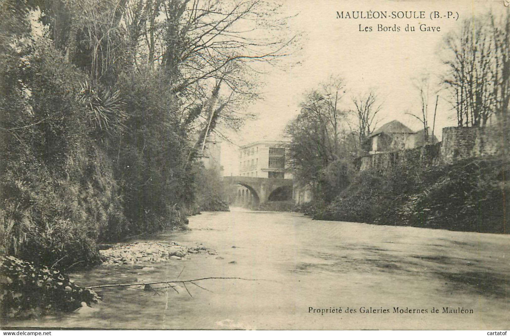 MAULEON SOULE . Les Bords Du Gave - Mauleon Licharre