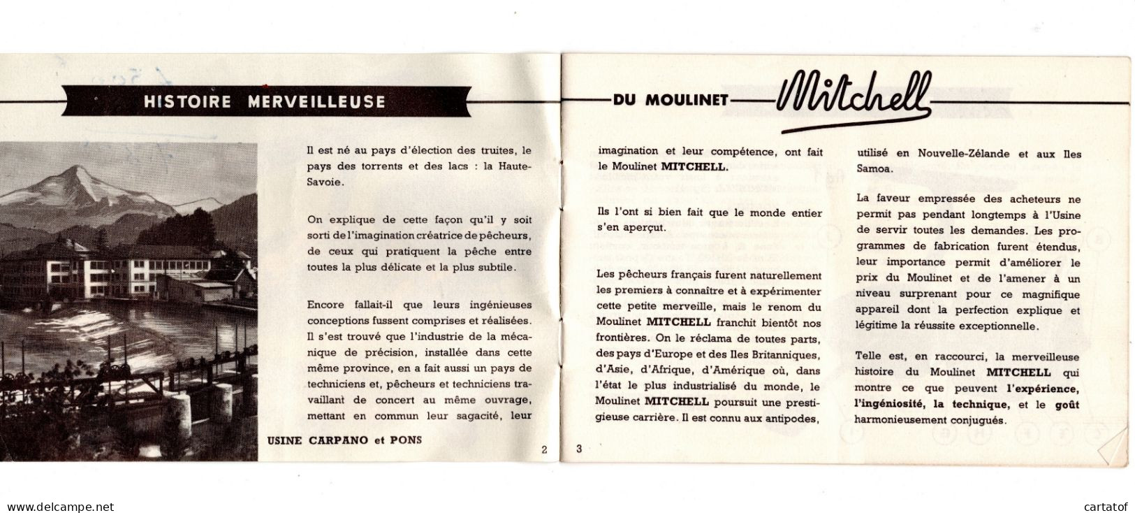 Catalogue Moulinet MITCHELL - Advertising