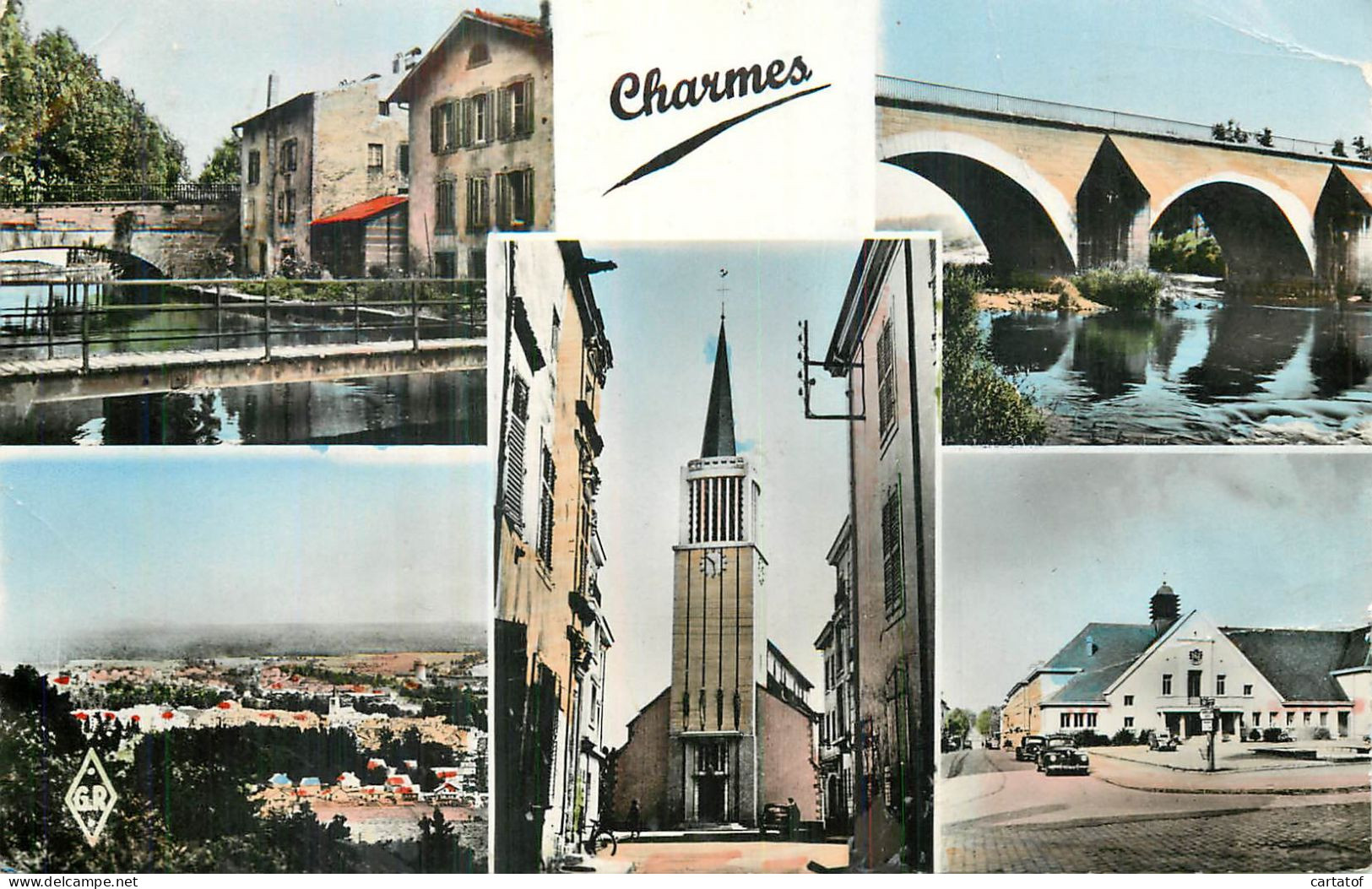 CHARMES . CP Multivues - Charmes