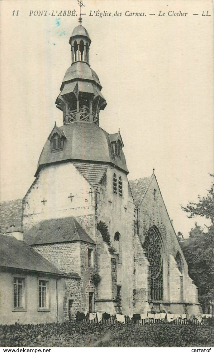 PONT L'ABBE . Eglise Des Carmes - Pont L'Abbe