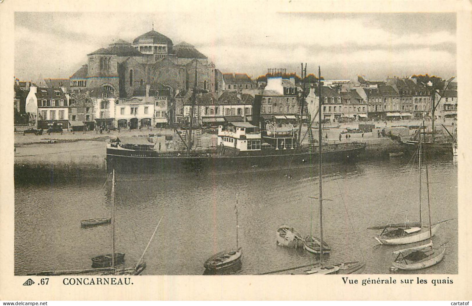 CONCARNEAU . Vue Générale Sur Les Quais - Concarneau