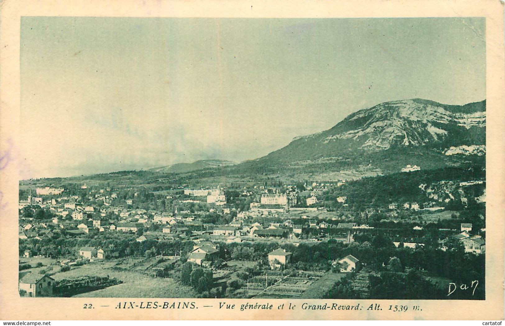 AIX LES BAINS . Vue Générale Et Le Grand Revard - Aix Les Bains