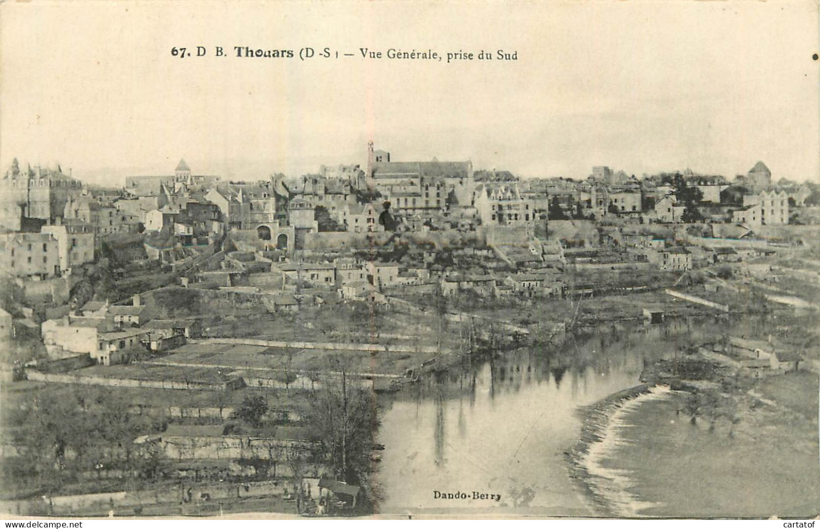 THOUARS . Vue Générale Prise Du Sud . - Thouars