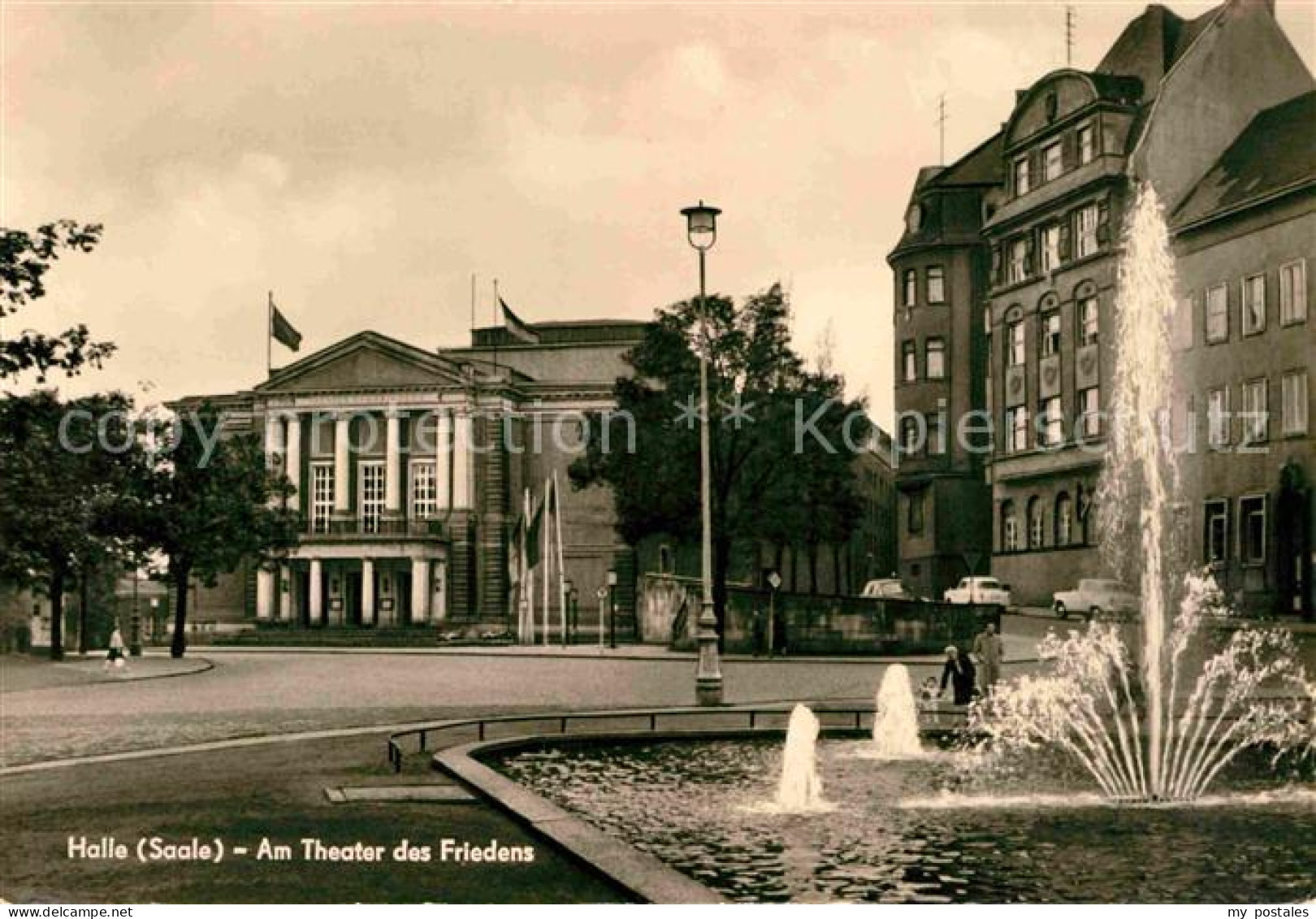 72643734 Halle Saale Am Theater Des Friedens Halle - Halle (Saale)